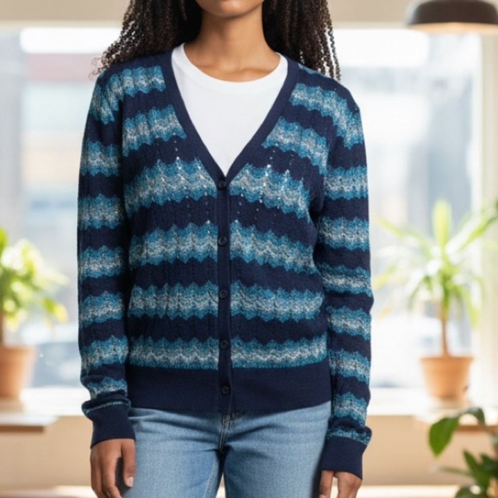 Brooks Brothers Women’s Merino Wool Blend Cardigan Sweater size XS NWOT